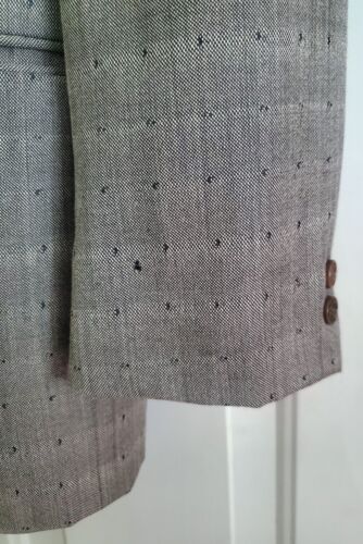 RARE Vintage 1980's Gianni Versace Gray Wool Semi-Structured Blazer 52 - AS IS - Picture 4 of 11