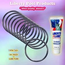 Ampro (900-9) Large Spool O-ring. (10-PACK + LUBE ) BY LIBERTY SEALS PTK-431