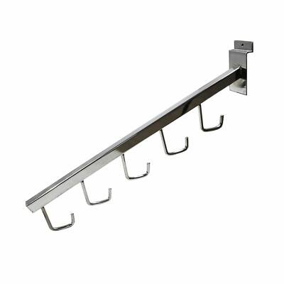 5 J-HAKEN FÜR SLATWALL (GERADE & ABGEWINKELT) EINZELHANDEL LADENBAU DISPLAY JE 5ER-PACK