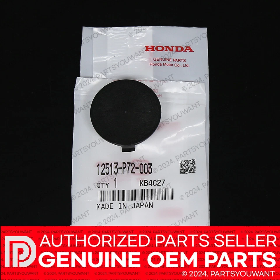 GENUINO Honda Acura OEM Motor Culata Leva Cubierta Enchufe 12513-P72-003 NUEVO Foto 3 de 4