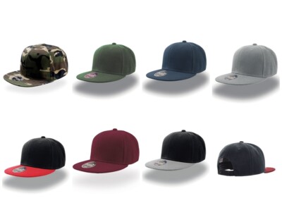 Basecap Snapback Baseball Caps Mütze Kappe Schirm ATLANTIS 603 NEU  