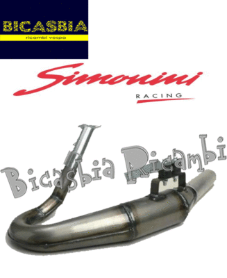 14716 Simonini Exhaust For Vespa 125 Et3 Primavera Cylinder