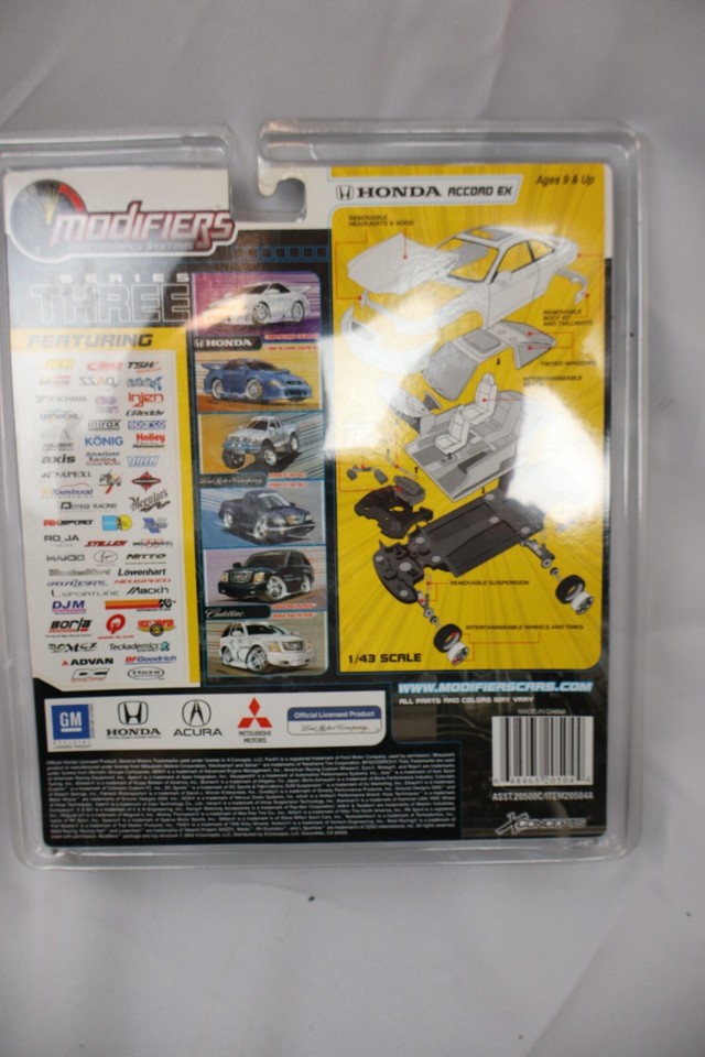 Modifiers Performance Systems 1999 HONDA ACCORD COUPE EX White Series 3 ...