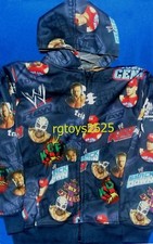 WWE John Cena HHH Kofi Kingston Size 4-5 XS Sweatshirt Jacket Hoodie New childs