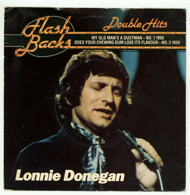LONNIE DONEGAN: My Old Man's A Dustman - 7'' UK 1979 Reissue - Yellow Vinyl