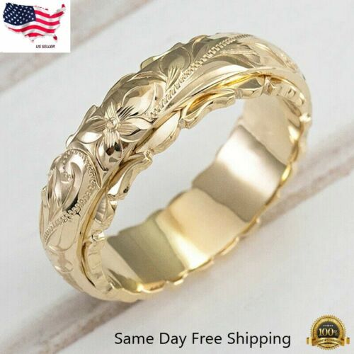 Elegant Rings for Women 925 Silver,Rose Gold,Gold jewelry Size 6 