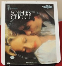 RCA VideoDisc CED - Sophie's Choice, Meryl Streep 2 Discs - ITC, c. 1982