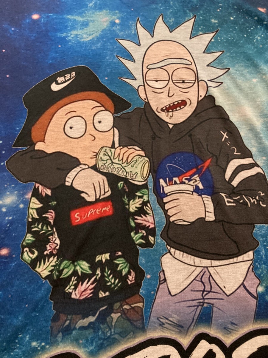 Rick And Morty Supreme Logo Rick And Morty Supreme Hoodie Supreme