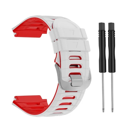 Cinturino Cintura per Garmin-Forerunner 920XT Braccialetto Silicone Durevole - Foto 3 di 23