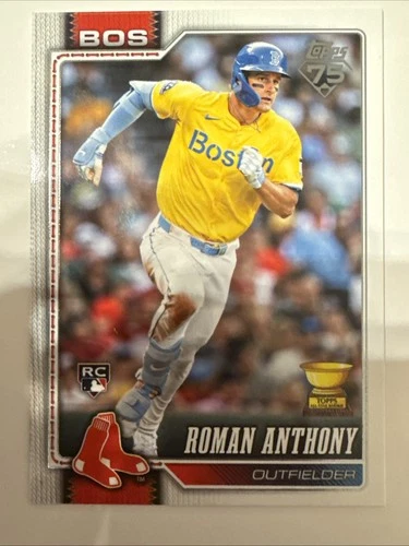 Roman Anthony 2026 Topps Series 1 #189 Image Variation Companion Card RC