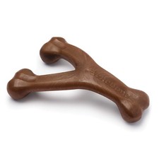 Benebone Wishbone Durable Dog Chew Toy, Aggressive Chewers, Real Peanut, USA Mad