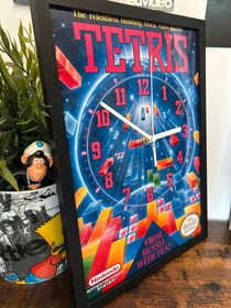Horloge retrogaming Tetris Nes Cover Theme