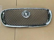 09-11 Jaguar 9X23-8A100-AA Radiator Grill Grille Mesh Chrome w/ Logo Emblem OEM