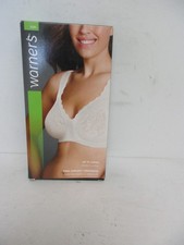 Warner's 5593 Full Figure Bra White Size 40D New  