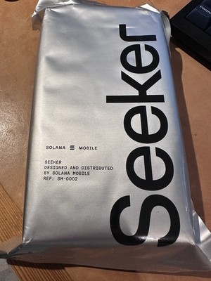 Solana Seeker Phone Web3 Crypto Wallet New Sealed Box Black Edition 2025