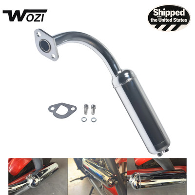 Exhaust Pipe Header w/Muffler for Predator 212cc GX160 GX200 CT200U Mini Bike