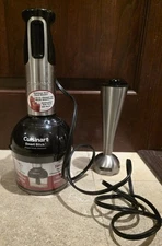 Cuisinart Smart Stick Hand Blender Model CSB-77 With Accessories Tested Working