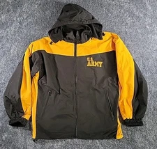 Mitchell Proffitt US ARMY Reversible Fleece Jacket Medium Left Chest Embroidered