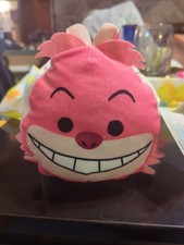 8" Cheshire Cat Disney Store Tsum Tsum Plush Stuffed Toy Alice in Wonderland