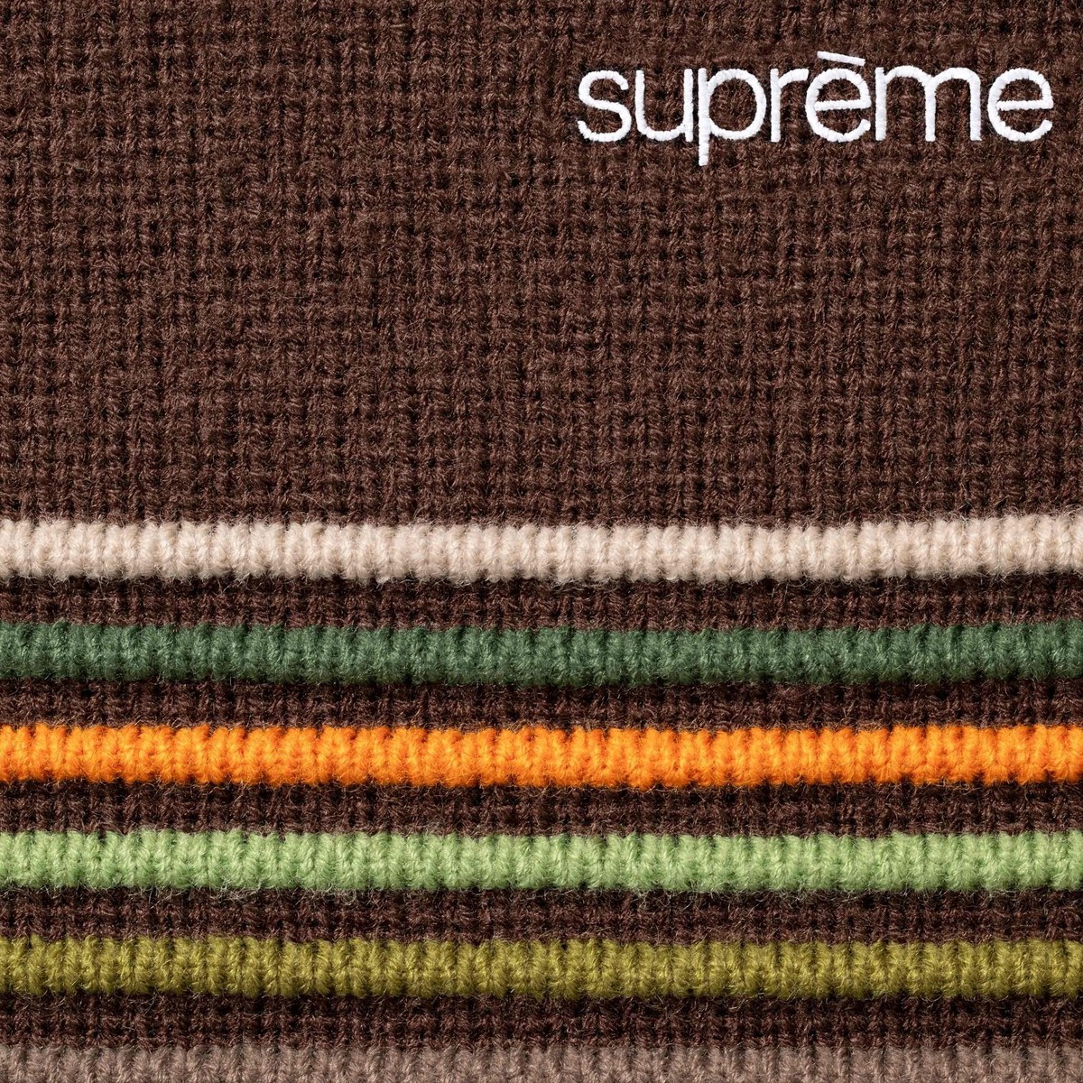 Supreme Raised Stripe Sweater Black Navy Brown 3colors 26SS | eBay