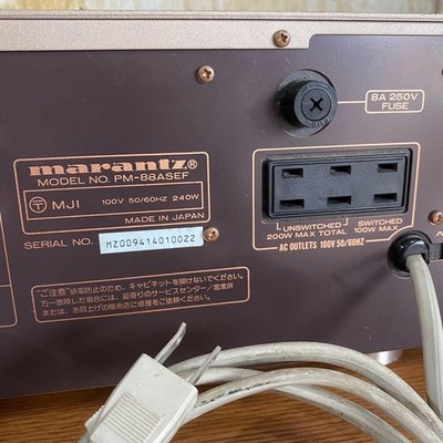 Marantz PM-88aSE Integrated Amplifier Working Made in Japan | eBay