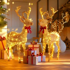 Minetom Fairy Lights Plug in 33Ft 100 LEDs Waterproof Silver Wire Firefly Light