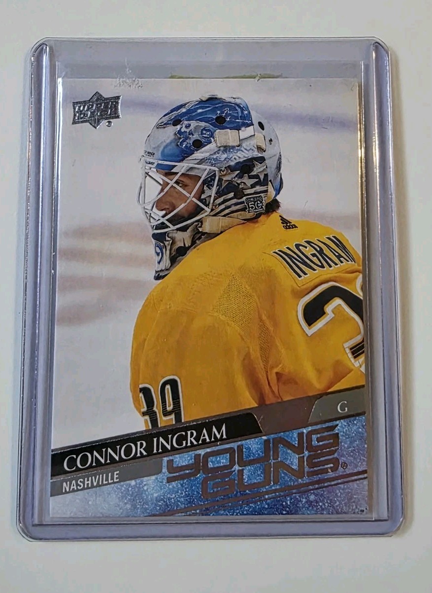 2020-21 Upper Deck Connor Ingram YOUNG GUNS Rookie! #223 Predators/Coyotes RC
