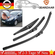 SCHEIBENWISCHER WISCHERBLÄTTER VORNE + HINTEN FÜR OPEL CORSA D 2006-2014