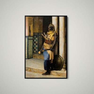 Ludwig Deutsch - Guarding the Palace - Art Print on Paper or Canvas