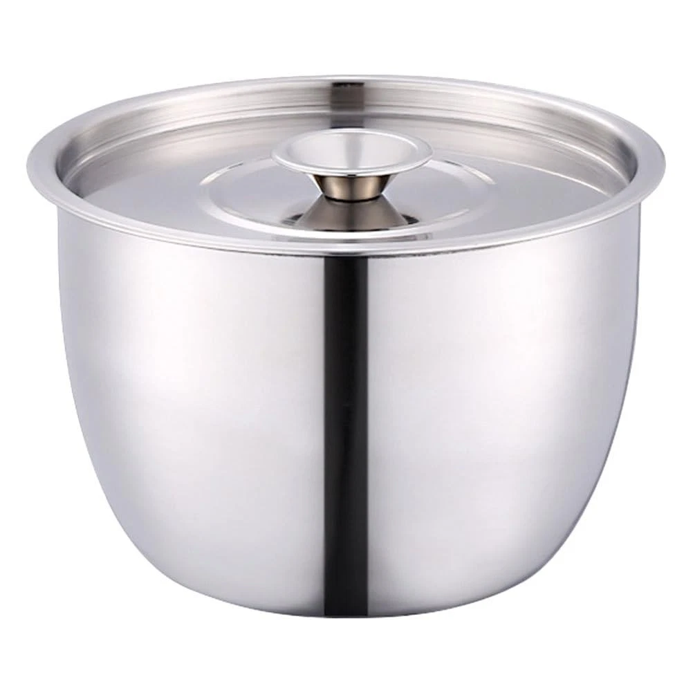 Stainless Steel Deep Egg Mixing Bowl with Lid 8.26 Inch Kitchen Mixing Bowl f...