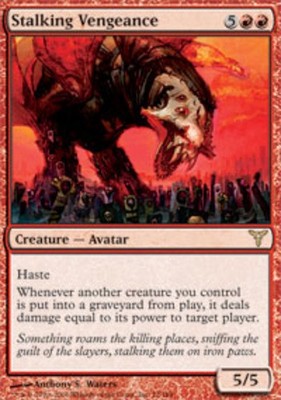 1x Stalking Vengeance Moderate Play MTG Magic - Kid Icarus -