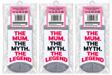 3 Pack Mum Socks The Mum The Myth The Legend Novelty Mother&rsquo;s Day Gift Socks