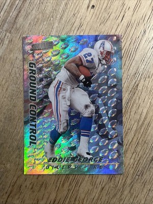 Eddie George 1997 Stadium Club Ground Control  #GC5 Tennessee Titans Refractor