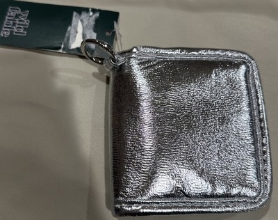 NWT Target Wild Fable Silver Metallic Folded Square Jewelry Organizer Travel Gym