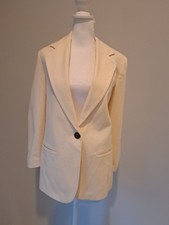 NWOT Vintage Requirements Sz 8/M Wool Blend Blazer Jacket One Button