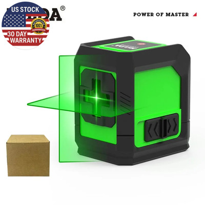 2 Lines Laser Level Green Beam Self Levelling Back with Magnet Horizontal Vertic