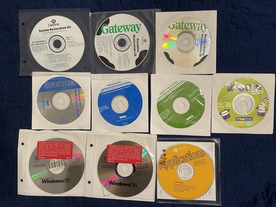 Lot of 10 Vintage PC CD ROM *Great Condition*