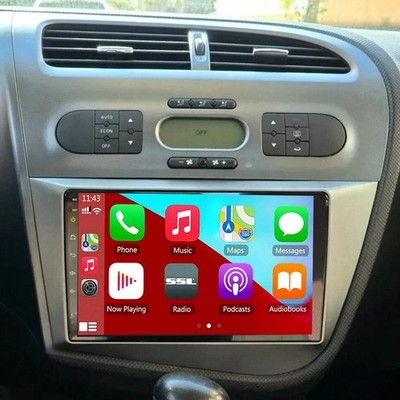 2+64G Autoradio Für Seat Leon MK2 1P1 2005-2012 CarPlay Android15 GPS FM Sat Nav