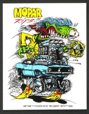 Mopar Rips!1 STICKER Decal Big Daddy Ed Roth Rat Fink Official