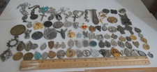 VINTAGE TO NOW RELIGIOUS CATHOLIC MEDAL JUNK DRAWER LOT