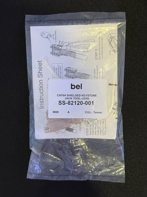 CAT6 Shielded keystone Jack tool-less ss-82120-001