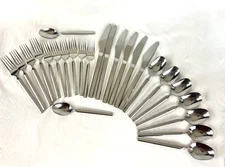 Vintage 22 pc Lot Caravelle 18 8 Stainless by Retroneu Japan Forks Spoons Knives