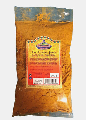 200 g Würzmischung RAS EL HANOUT GELB Marokko Gewürze Couscous Tagine ... Gewürz