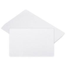Metal business card, 25pcs sublimation aluminum engraving, white