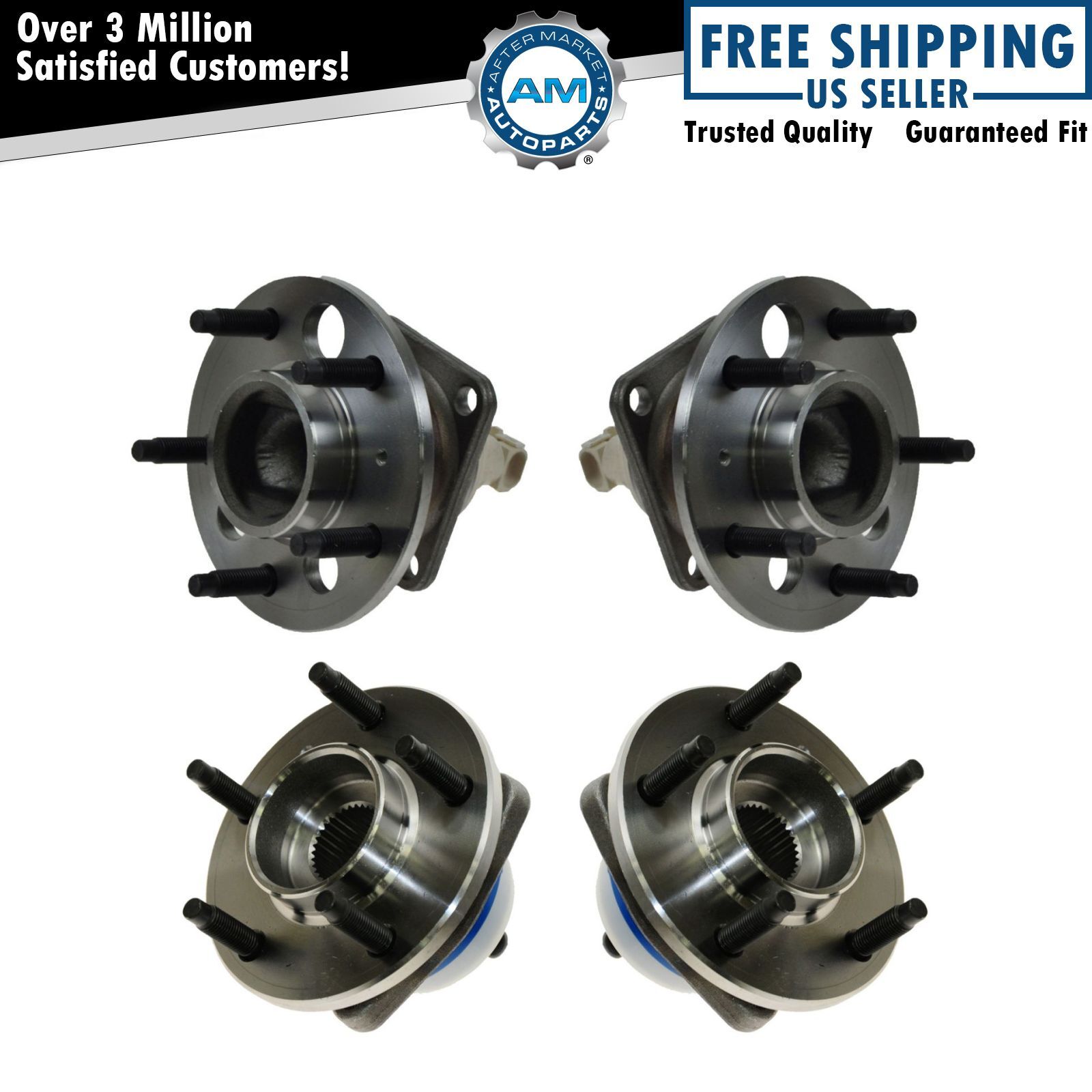 Caltric Front Left CV Axle Shaft For Yamaha Grizzly 660 4WD 2003-2008 - Complete Replacement Joint