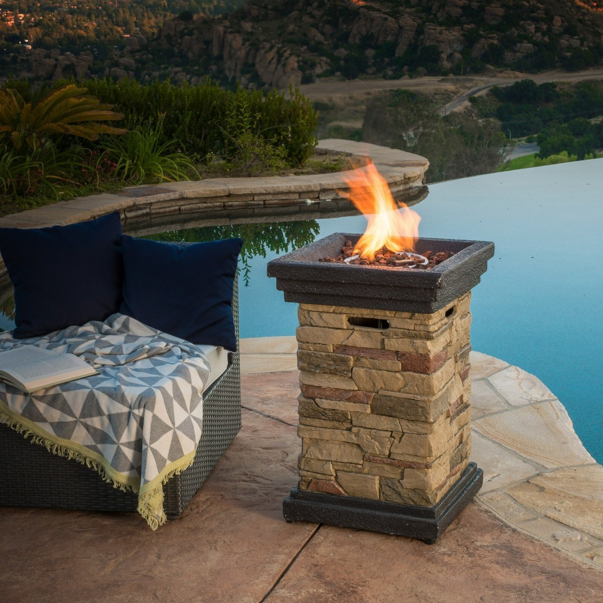 Uniflame Propane Fire Pit Table