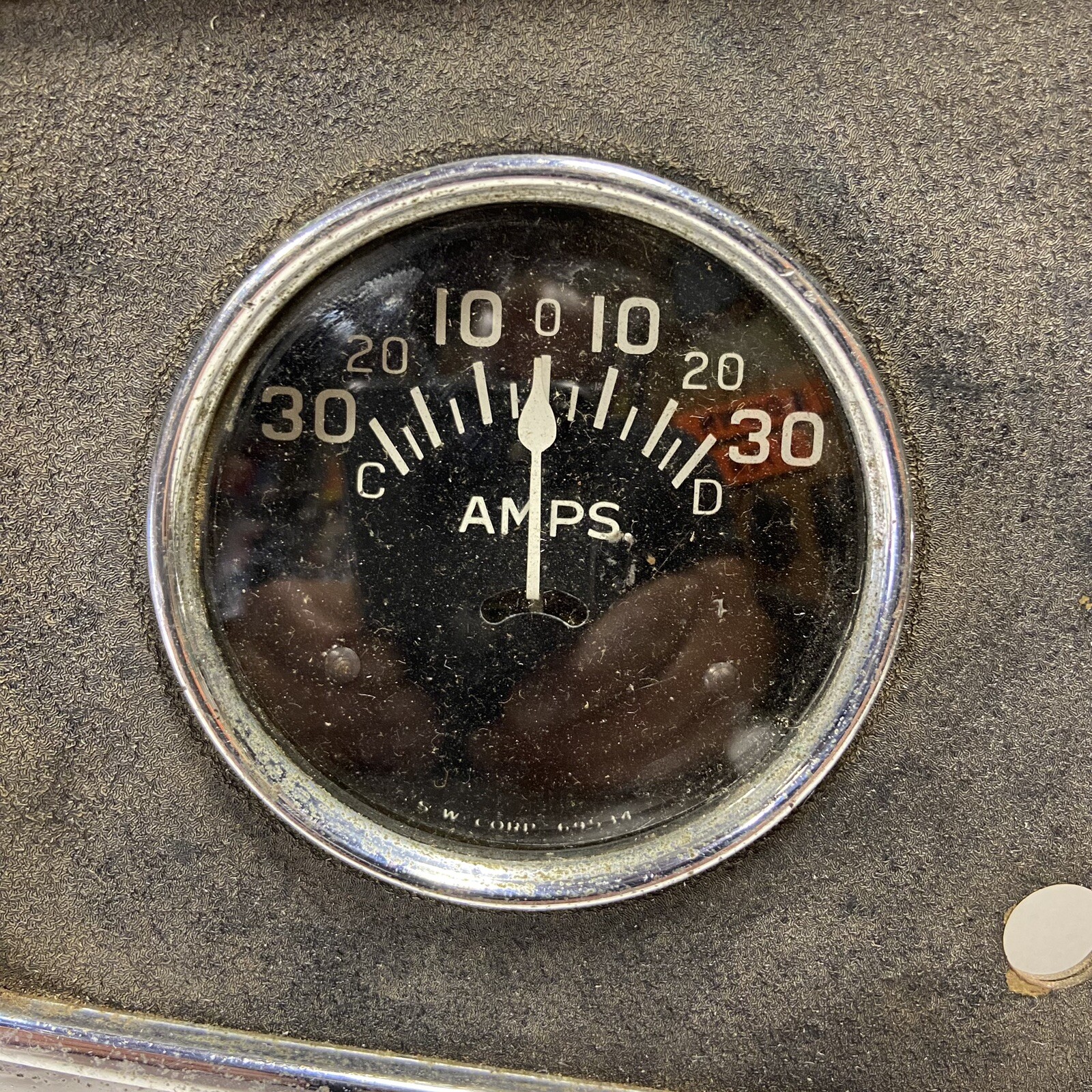 Vintage Original Stewart Warner Gauge Panel Universal Marine Hot Rod