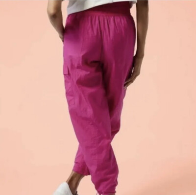 NWT Athleta Alicia Keys Utility Pants Fuschia Pink 6 Small Comfort