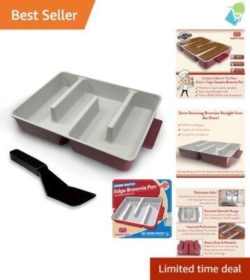 All Edges Nonstick Brownie Pan - Limited Edition Ceramic Baking Pan 9x12