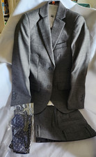 NEW Boys Grey 5 piece Suit- Paisley of London, Size, US 10, Style Philip NWT